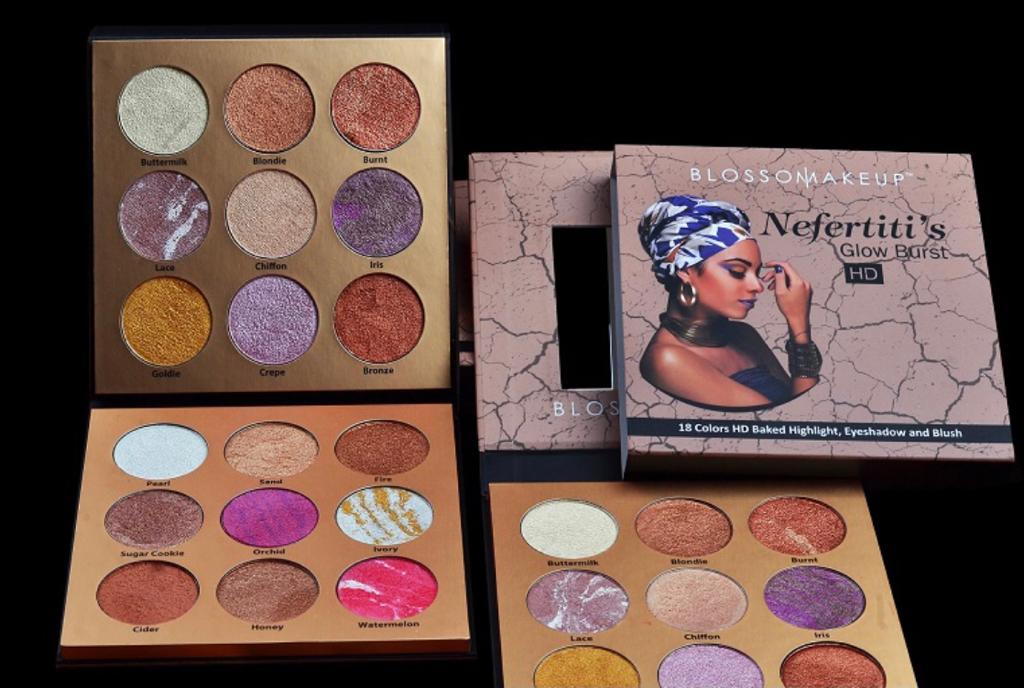 Nefertiti's Glow Burst - 18 Baked Colours