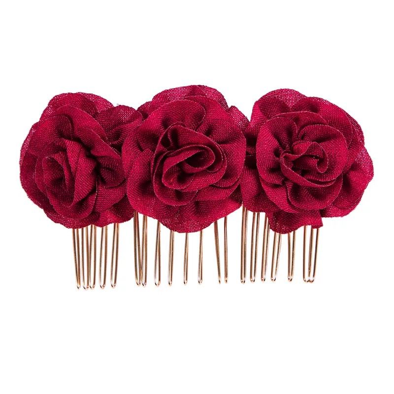 Rose Hair Combs