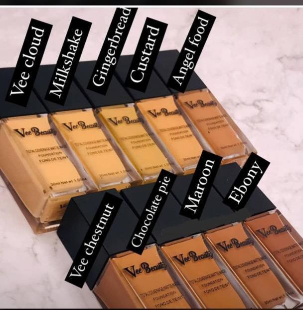 Vee Beauty Total Coverage Matte Foundation