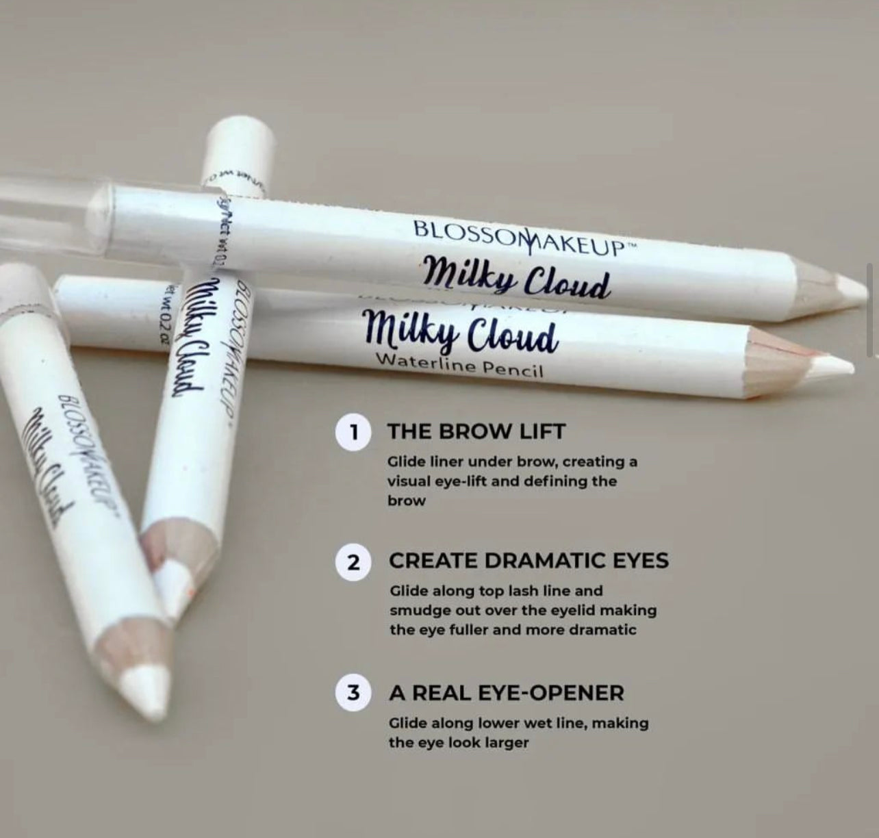 Milky cloud eyeliner pencil